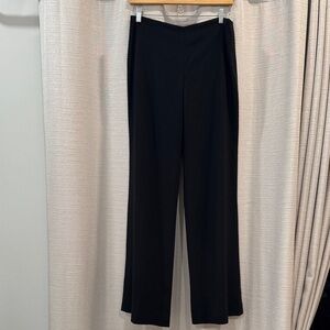 Dana Buchman Elegant Black Wide Straight Leg Pants Women’s Size 10